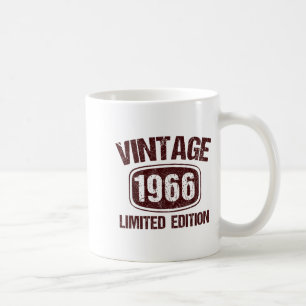 Taza De Café Regalo de cumpleaños número 60 Vintage 1966 para H