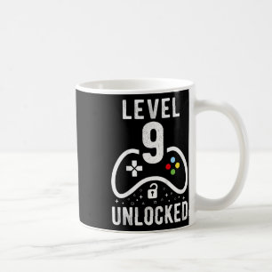 Taza De Café Regalo de cumpleaños número 9 del videojuego desbl