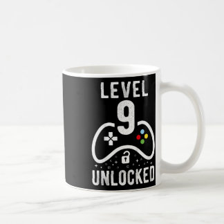Taza De Café Regalo de cumpleaños número 9 del videojuego desbl