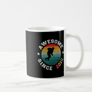 Taza De Café Regalo de cumpleaños para amante del hockey 15 año