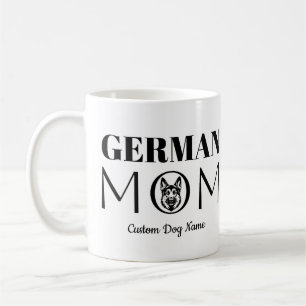 Taza De Café Regalo de cumpleaños para mamá alemana, mamá de pe