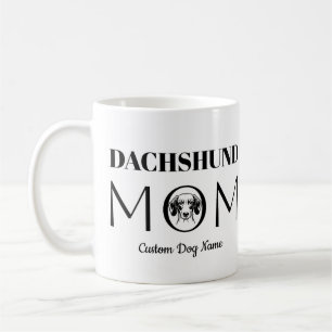 Taza De Café Regalo de cumpleaños para mamá Dachshund, Mamá Per