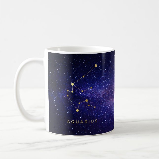 Taza De Café Regalo de cumpleaños personalizado acuario de la (Izquierda)