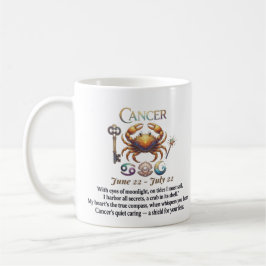 Taza De Café Regalo de cumpleaños personalizado del zodiaco de 