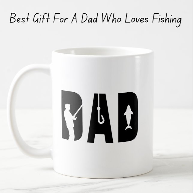 Taza De Café Regalo De Cumpleaños Temático De Pesca Para Papá Y (Subido por el creador)