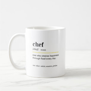 Taza De Café Regalo de definición de chef divertido