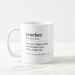 Taza De Café Regalo de definición de maestro
