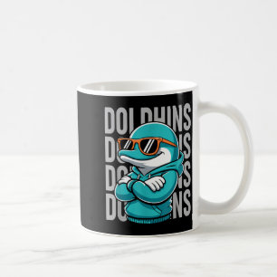 Taza De Café Regalo de delfín genial para hombres mujeres niños