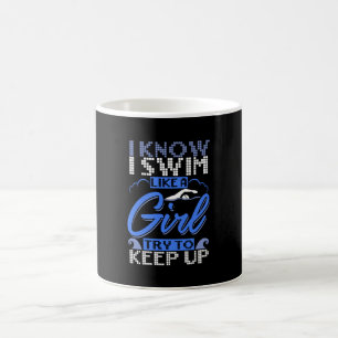 Taza De Café Regalo de deporte de natación para nadadores