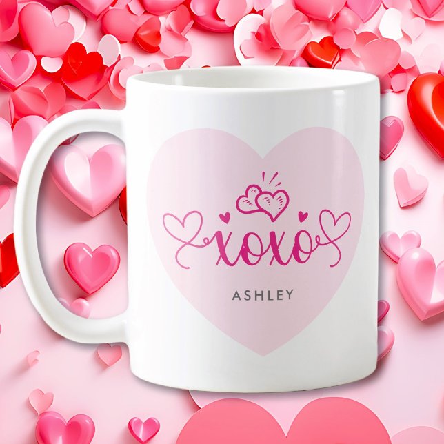 Taza De Café Regalo de Día de San Valentín de nombres personali (Subido por el creador)