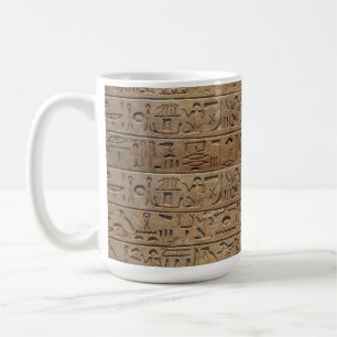 Taza De Café Regalo de diseñador de jeroglíficos egipcio de la 
