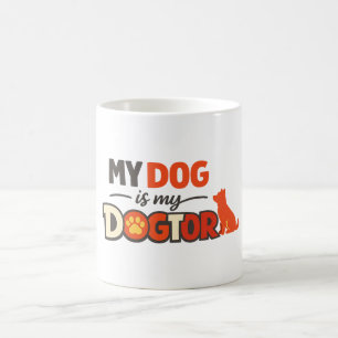 Taza De Café Regalo de diseño de Doctor Perro para amantes de l