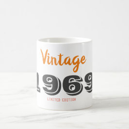 Taza De Café Regalo de edición limitada de Vintage 1969