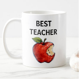 Taza De Café REGALO DE EDUCADOR Apple para el MEJOR PROFESOR