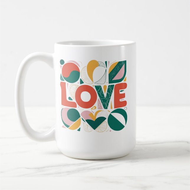 Taza De Café Regalo de el día de San Valentín, diseño de tazas, (Izquierda)