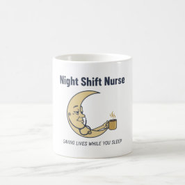 Taza De Café Regalo de enfermera para el turno de noche Diverti