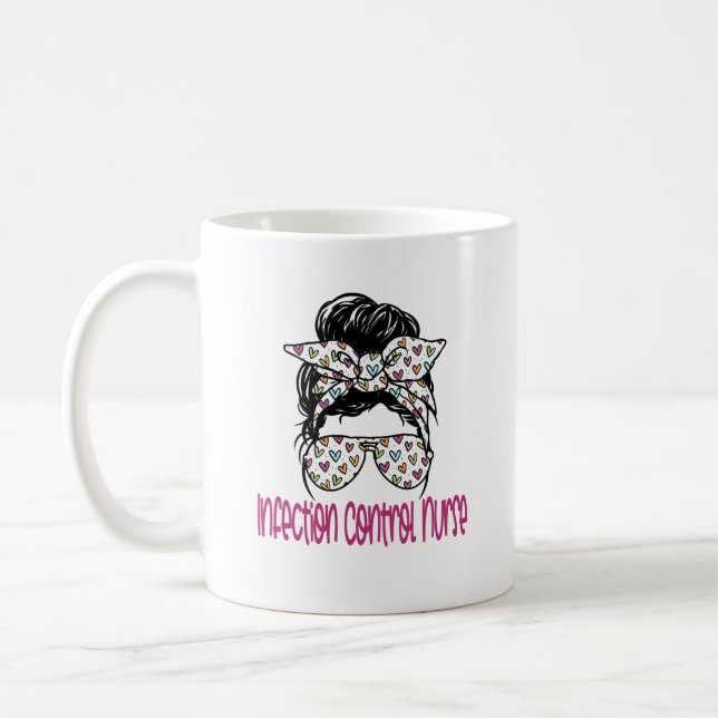 Taza De Café Regalo de enfermería de control de infecciones (Izquierda)