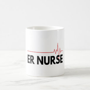 Taza De Café Regalo de enfermería para enfermera de urgencias, 