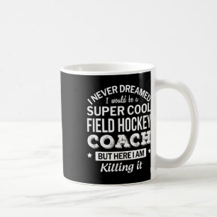 Taza De Café Regalo de entrenador de hockey sobre hierba