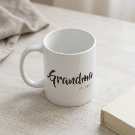 Taza De Café Regalo de Escritura en Blanco y Negro Establecido 