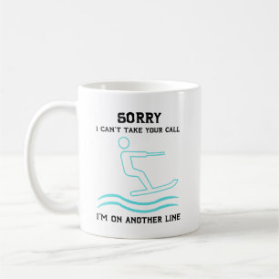 Taza De Café Regalo de esquí acuático para Wakeboarder o Wakesu