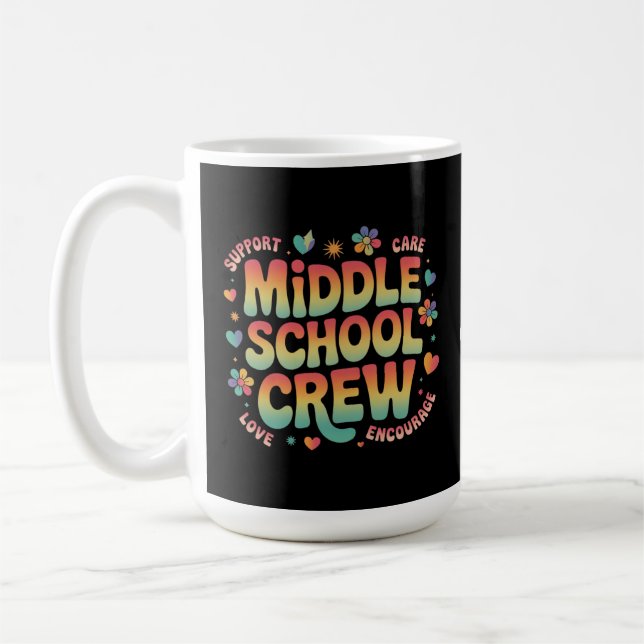 Taza De Café Regalo de estudiante de profesor de época de equip (Izquierda)