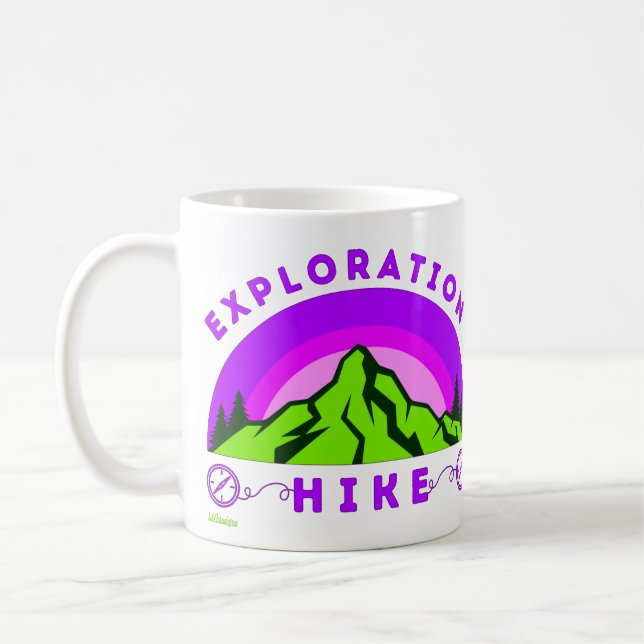 Taza De Café regalo de excursión para excursionismo (Izquierda)