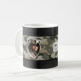 Taza De Café Regalo de familia militar de Personalizable de cam