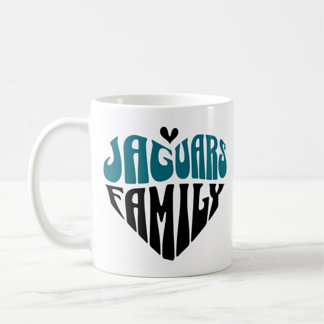 Taza De Café Regalo de fans de la familia Jaguars (Izquierda)