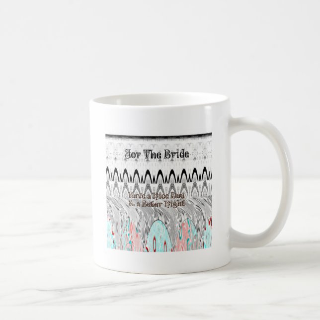 Taza De Café Regalo de Fiesta de Despedida de Soltera Estampa d (Derecha)
