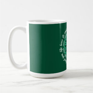 Taza De Café Regalo de flor de color simple creativo para mamá 