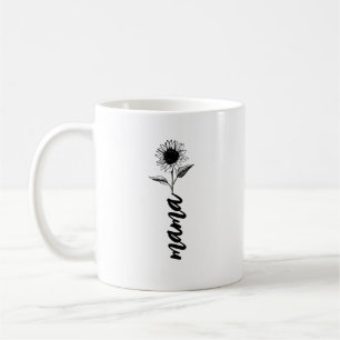 Taza De Café Regalo de flor de mamá