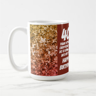 TAZA DE CAFÉ REGALO DE FLOR MODERNA COLORIDA PARA HIJA HERMANA 