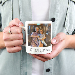 Taza De Café Regalo de foto de nieto  Regalo del Día de la Madr