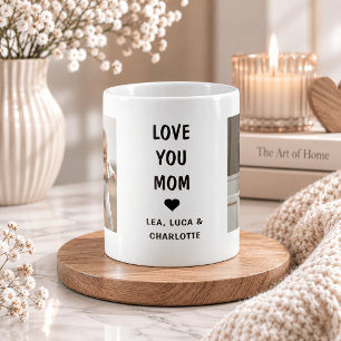 Taza De Café Regalo de foto moderno para el día de la madre par