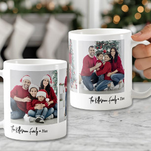 Taza De Café Regalo de foto personalizado de la familia de secu