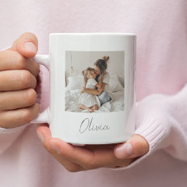 Taza De Café Regalo de foto y nombre de personalizado