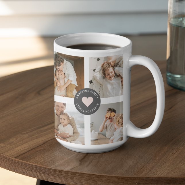 Taza De Café Regalo de fotografía familiar personalizada de Col (Subido por el creador)