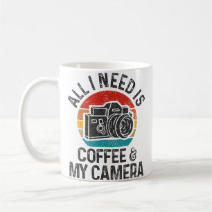 Taza De Café Regalo de Fotógrafo Café Cámara Divertido Foto Vin