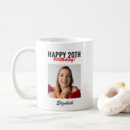 Taza De Café Regalo de fotos del Personalizado de cumpleaños fe