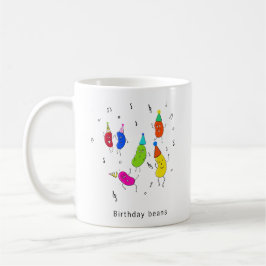 Taza De Café Regalo de frijoles de cumpleaños, cumpleaños lindo