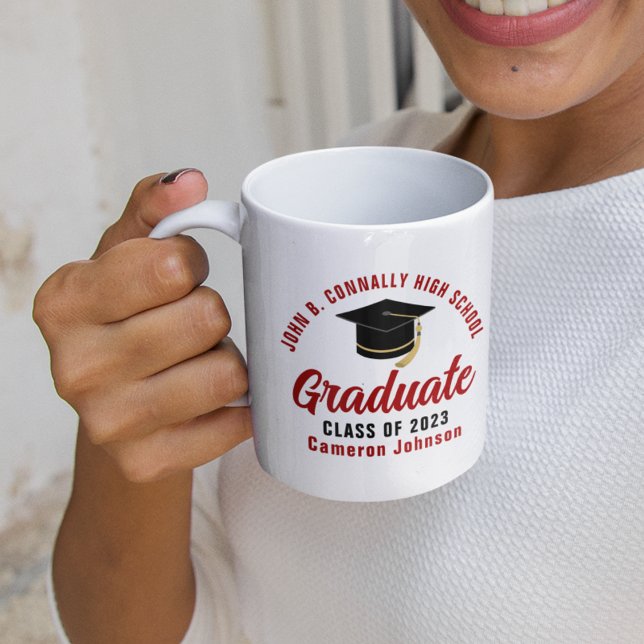 Taza De Café Regalo de graduación de Personalizado de guiones r (Subido por el creador)