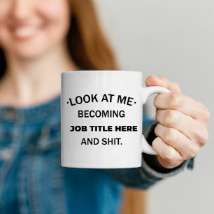 Taza De Café Regalo de Graduación Divertido Graduado Escuela Se