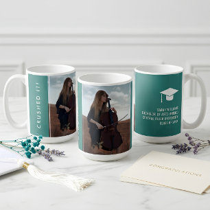 Taza De Café Regalo de Graduación Moderno Minimalista Elegante