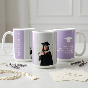 Taza De Café Regalo de Graduación para Maestros de Chic Minimal