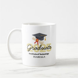 Taza De Café Regalo de graduación personalizado - Clase de 2025