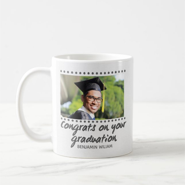 Taza De Café Regalo de graduación personalizado moderno para ch (Izquierda)