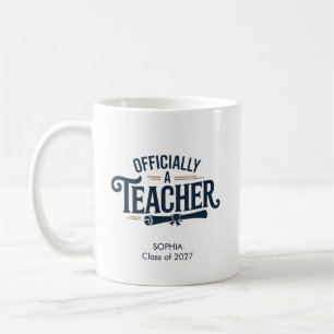 Taza De Café Regalo de Graduación Personalizado Oficialmente Ma