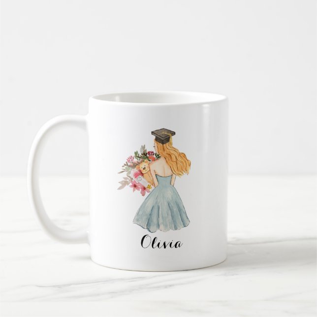 Taza De Café Regalo De Graduación Que Creía Que Podía (Izquierda)