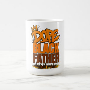 Taza De Café Regalo de graffiti urbano para padre negro genial
